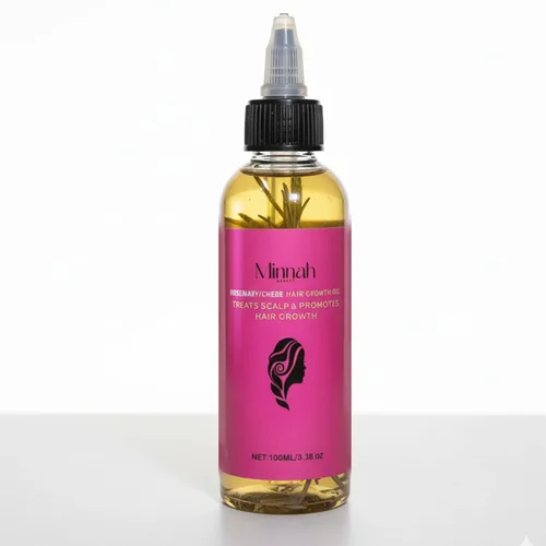 Minnah - Aceite de batana para el crecimiento del cabello líquido 4 en 1, 1 unidad | Crack Aceite de Crecimiento del Cabello Con Romero, Semilla De