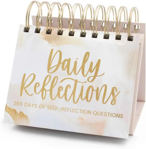 Miniatura 13 de bloom daily planners Caballete de escritorio perpetuo sin fecha con citas motivacionales, calendario inspirador para mujeres, página a día