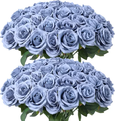 Miniatura 39 de LVEFIT 12 rosas artificiales de seda de color naranja quemado, ramo de rosas de seda de tallo largo para bodas, despedidas de soltera, fiestas