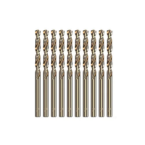 Miniatura 13 de HUHAO Juego de brocas de cobalto de 1/50 pulgadas, acero de alta velocidad M43 de 135 grados con punta de giro para metal endurecido acero