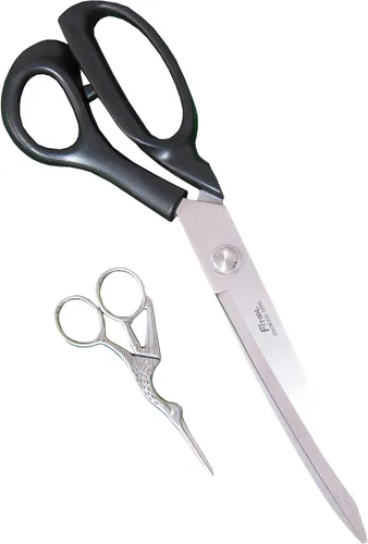 Tijeras extra largas de uso pesado para el hogar y la oficina, tijeras de tapicería de 12 pulgadas, tijeras de costura de 4.5 pulgadas, tijeras