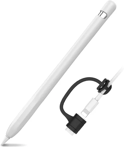 Miniatura 12 de AhaStyle Funda protectora de silicona antideslizante [kit de correas de adaptador de cable añadido] compatible con iPad Pencil de 1ª