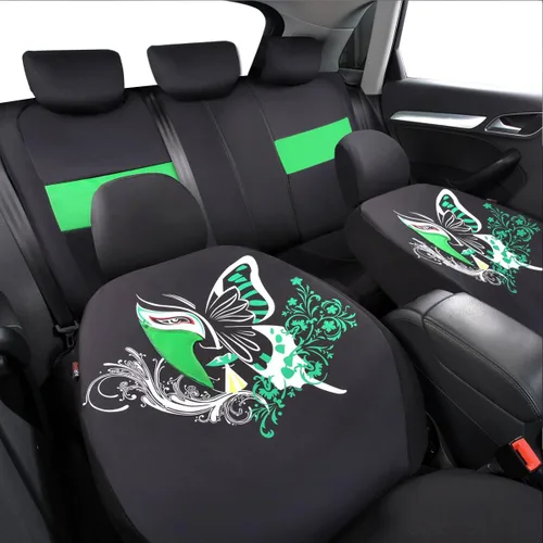 Miniatura 6 de Paquete de fundas de asiento universales Insparation 11 unidades de Car Pass. Ajuste universal para vehículos, autos, con interior de espuma
