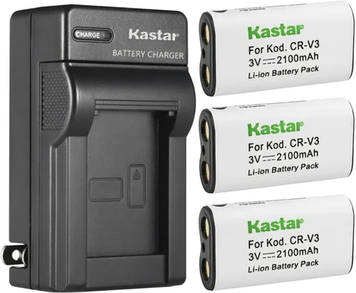 Miniatura 6 de Kastar Cargador de batería de pared de CA CR-V3 para Kodak DX6340, DX6440, CD33, Z650 Zoom, Z663 Zoom, Z700, Z710, Z740, Z885, Z1275, CR-V3, CR-V3P