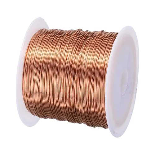 Miniatura 100 de MECCANIXITY - Alambre magnético de calibre 46 AWG - 0.04mm Hilo de cobre esmaltado - Bobina de alambre magnético de 14669 pies (4471m) - 50g Grado F