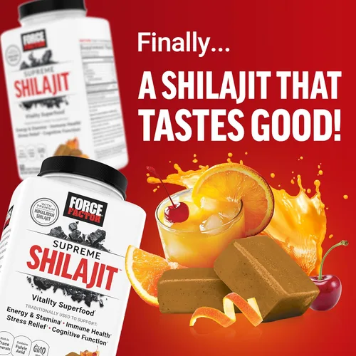 Miniatura 4 de Force Factor Supreme Shilajit, shilajit del Himalaya prémium para hombres y mujeres, promueve la energía, la resistencia, la salud inmunológica