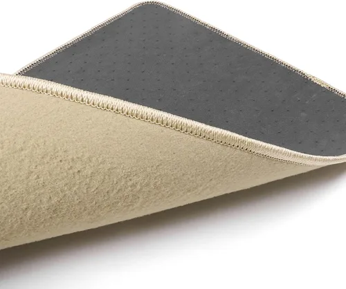 Miniatura 5 de IKON MOTORSPORTS, Alfombrillas de Piso Compatibles con BMW Serie 3 E46, 1998-2006 Ajuste de Fábrica Beige de Nylon Delanteras y Traseras