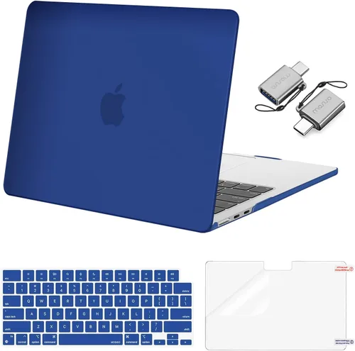 Miniatura 34 de Mosiso Funda para MacBook Air de 13 y 13.6 pulgadas, 2024, 2023 y 2022, M3 A3113, M2 A2681, Touch ID, carcasa rígida, cubierta de teclado, protector