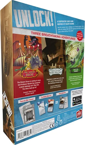 Miniatura 3 de Juego de cartas Timeless Adventures: aventura cooperativa inspirada en la sala de escape, divertido juego familiar para niños y adultos, a partir