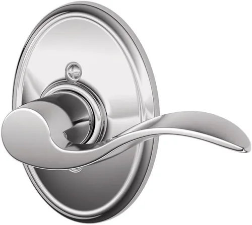 Miniatura 115 de SCHLAGE - Manija de puerta Accent con cerradura de paso libre para pasillo y armario en bronce antiguo - F10 ACC 716 Bronce Envejecido