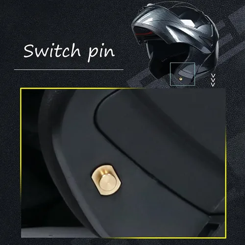 Miniatura 7 de Casco modular SDFGDFD Bluetooth, casco anticolisión de la motocicleta de cara completa ha obtenido la certificación DOT/ECE, casco de moto de cara