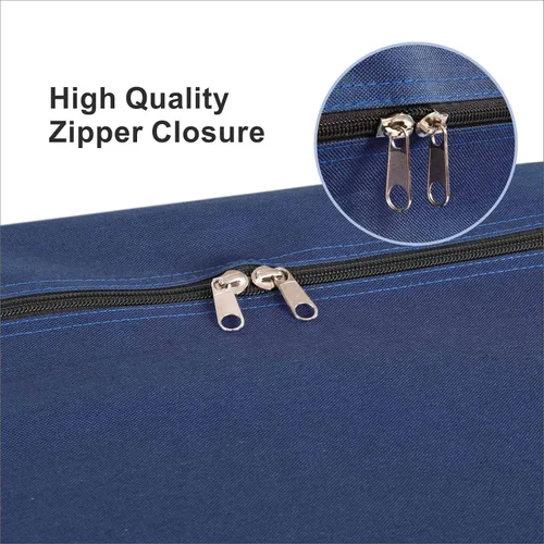 Miniatura 5 de HYPER VENTURE Bolsa de almacenamiento plegable para colchón, funda de transporte duradera para colchones dobles de hasta 6 pulgadas, color azul Azul