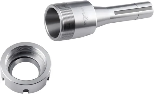Miniatura 11 de Accusize Industrial Tools Mandril con boquilla Er40 con vástago R8, extremo de barra de tracción -20 de 7/16 '', máximo TIR 0.0002 '' O.D a I.D.