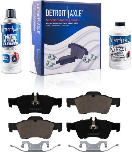 Miniatura 45 de Detroit Axle - Pastillas de freno traseras para Kia Sportage 2017-2022, Hyundai Tucson 2016-2021, pastillas de freno de cerámica 2018 2019 2020