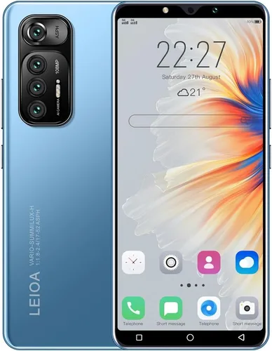Pantalla HD de 5.0 pulgadas, teléfono móvil barato Dual SIM 3G/2G, 16GB ROM 【Ampliable hasta 128GB】, Android 9.0, WiFi/Bluetooth/Teléfono Azul