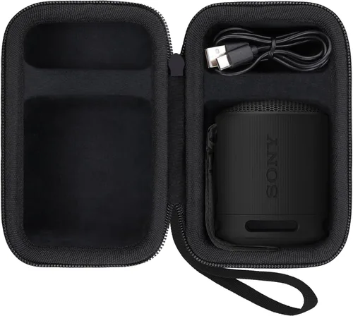 Miniatura 11 de co2CREA Funda de viaje rígida de repuesto para Sony SRS-XB100 SRS-XB12 SRS-XB13 Altavoz Bluetooth portátil extra Bass (funda negra + interior azul)