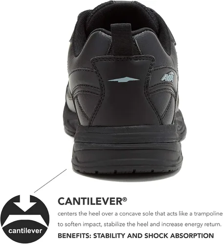 Miniatura 7 de Avia Avi-Union II - Zapatos antideslizantes con correa para mujer cómodos zapatos de seguridad para el trabajo enfermería restaurantes y caminar