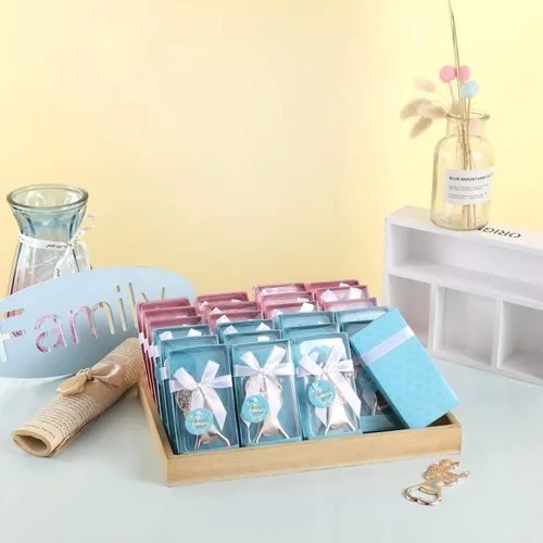 Miniatura 7 de Paquete de 12 recuerdos de baby shower para niños, recuerdos de fiesta de baby shower para abridores de botellas de invitados, regalos
