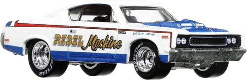 Miniatura 5 de Hot Wheels Equipo de transporte abierto con la máquina Rebel AMC '70