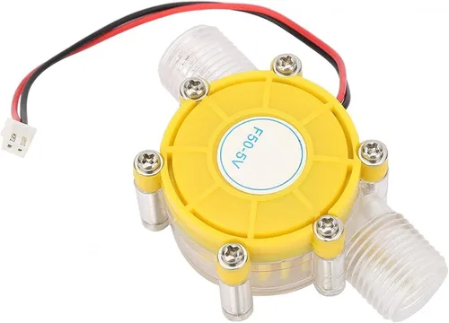 Miniatura 6 de Generador de turbina de bomba, generador de turbina de agua Micro hidroeléctrico, micro turbina hidráulica con amarillo (5V)