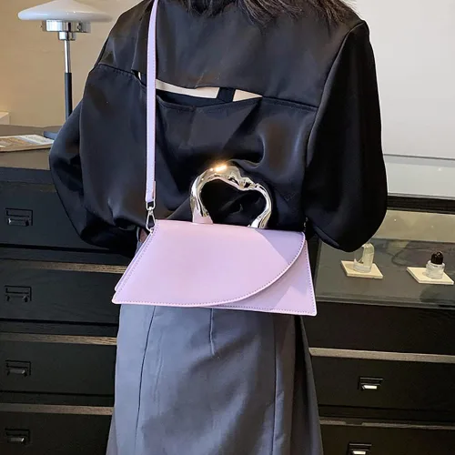 Miniatura 2 de Bolso pequeño de color plateado, bolsos cruzados, bolsos de noche Y2K, bolso de mano para mujer, bolsos de hombro, bolsa de mano para mujer 2023