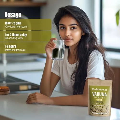 Miniatura 7 de HerbsForever Varuna Powder - Crataeva Nurvala - Salud de la próstata - Apoya la salud prostática, riñones, vesícula biliar y tracto urinario - Sin