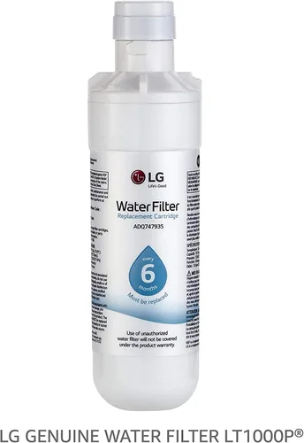 Miniatura 3 de LG LT1000P - Filtro de agua para refrigerador de repuesto de 6 meses/200 galones de capacidad, blanco y 6 meses (LT120F) Filtro de aire