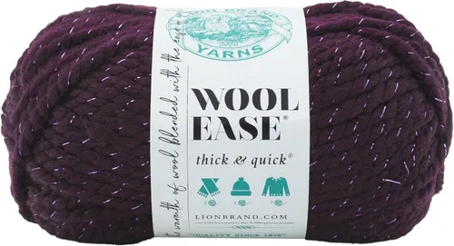 Miniatura 35 de Lion Brand Yarn - Ovillo de lana Wool-Ease Thick & Quick color fuerza aérea
