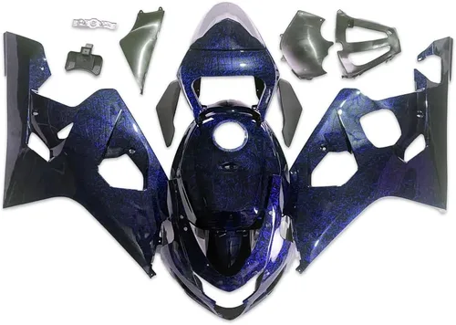 Miniatura 10 de Carenado completo de plástico blanco brillante para Suzuki 2004 2005 GSXR 600 750 inyección ABS nuevo Aftermarket Kit Kit de carrocería 04 05 10