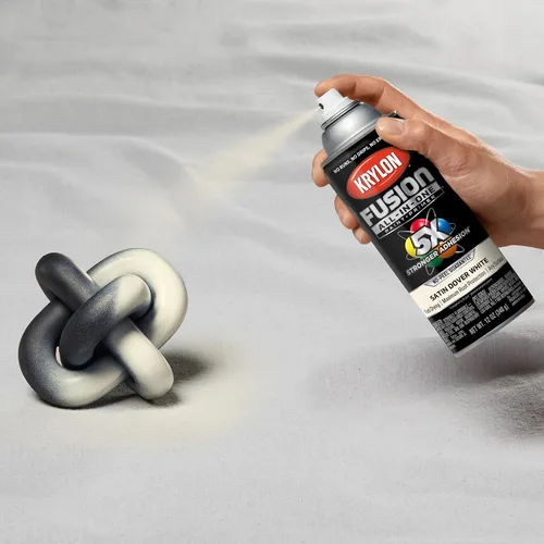 Miniatura 158 de Krylon Fusion - Pintura en aerosol adhesiva todo en uno para uso en interiores y exteriores, 12 onzas, aluminio