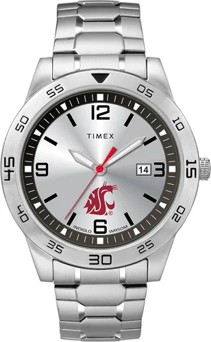 Miniatura 4 de Reloj de cuarzo para hombre Citation de 42 mm con correa de acero inoxidable Marea carmesí de Alabama