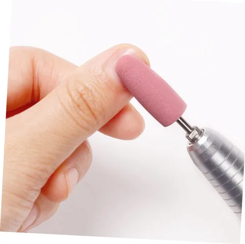 Miniatura 7 de 10 piezas de pulidor de uñas de salón de manicura suministros de arte de uñas brocas de goma brocas de lijado de uñas brocas de manicura brocas