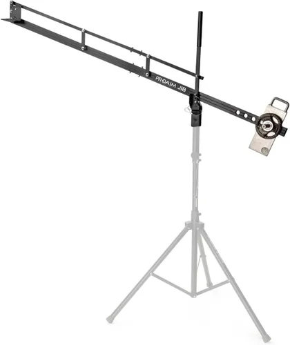 PROAIM Brazo de horca de grúa de cámara de 9 pies para cardanes de 3 ejes, inclinación panorámica y cabezal fluido. para trípode con tubo de 1.299
