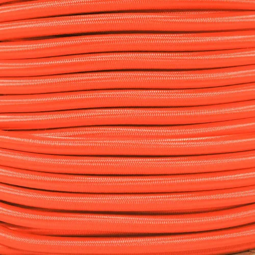 Miniatura 15 de Paracord Planet Cuerda elástica de nailon de 1/4 de pulgada Fabricado en los Estados Unidos Negro, 10 pies