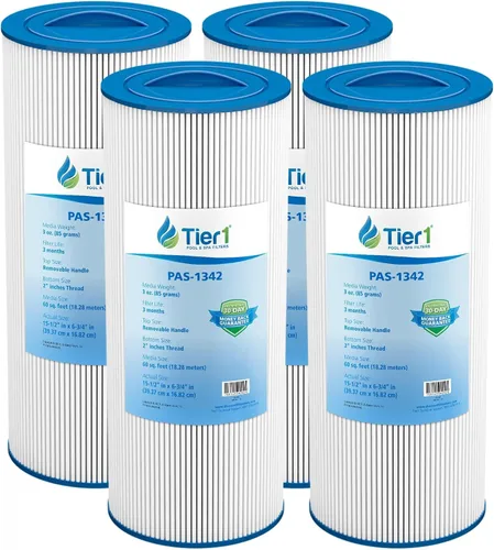 Miniatura 9 de Tier1 Cartucho de filtro de spa de repuesto para Jacuzzi J300 y J400 – Paquete de 2 Compatible con 6541-383, PJW60TL-OT-F2S, 6CH-961 15-1/2