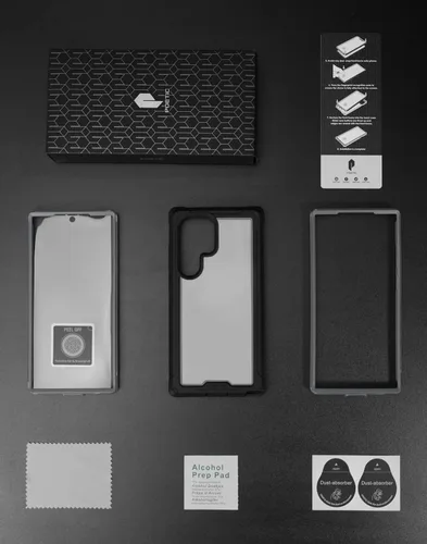 Miniatura 7 de Poetic Guardian - Funda compatible con Galaxy S23 Ultra 5G de 6.8 pulgadas, protector de pantalla integrado que funciona con identificación