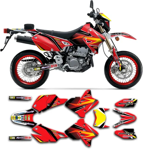 Miniatura 15 de Kit de calcomanías personalizadas para Suzuki DRZ400 E / DRZ400 Enduro / DRZ400E / DR-Z400E / DRZ400 EN 1999-2024, SZDRSE9919003-KO