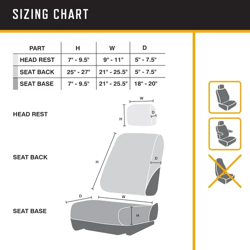 Miniatura 5 de Browning Fundas universales para asiento de banco y respaldo bajo, resistentes al agua y a la suciedad, fundas de asiento para automóvil, camión