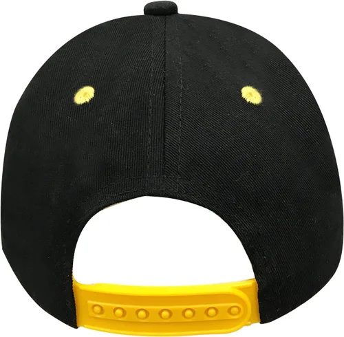 Miniatura 5 de DC Comics Batman - Gorra de béisbol 3D negra para niños de 2 a 5 años, Amarillo
