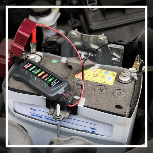 Miniatura 2 de Maso Probador de batería y alternador de coche de 12 V - Prueba el estado de la batería y la carga del alternador (probador)