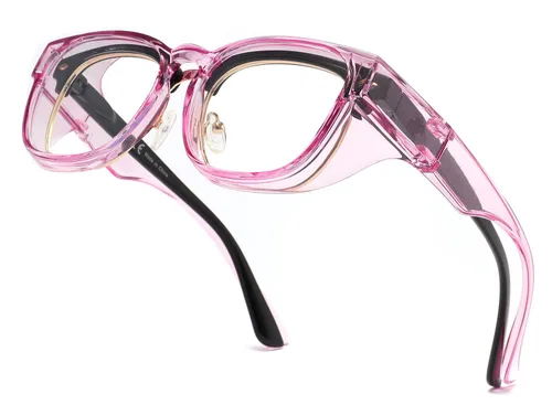 Miniatura 14 de Alsenor Gafas de seguridad antiniebla, gafas protectoras con bloqueo de luz azul, antipolvo, protección UV, para hombres y mujeres (jade)