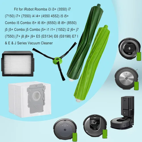 Miniatura 2 de Piezas de repuesto Accessiroes compatibles con iRobot Roomba E/i/j E5 E6 E7 i3 i3+i4 i4+ i6 i6+ i7 i7+ i5 i5 j5 j5 i2 i8 i8+/Plus Robot Aspirador 2