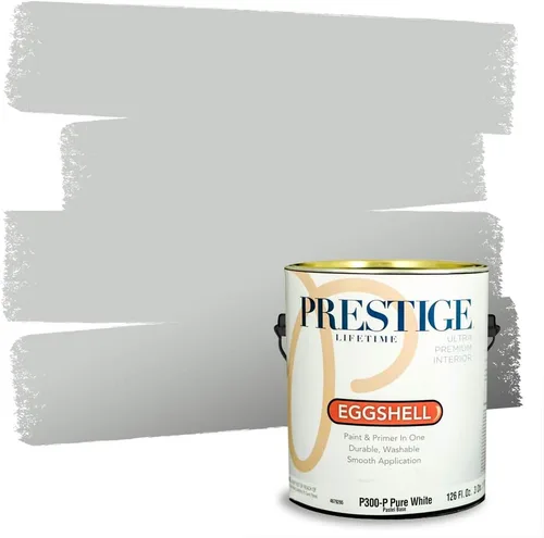 Miniatura 34 de PRESTIGE Paints - Pintura interior e imprimación en uno, 1 galón, cáscara de huevo, pimienta envejecida