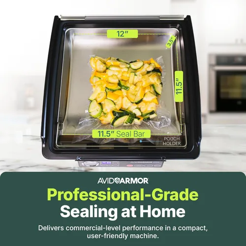 Miniatura 3 de Avid Armor - Cámara de sellado al vacío modelo USV32 Ultra Series, perfecto para alimentos ricos en líquidos incluyendo carnes frescas, adobos