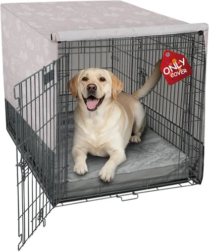 Miniatura 20 de Explore Land Funda transpirable para jaula de perro, ventilación de malla de 4 lados, funda básica para perrera para mascotas, todos los lados