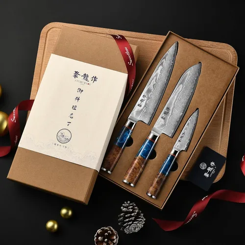 Miniatura 8 de Juego de cuchillos de chef japonés
