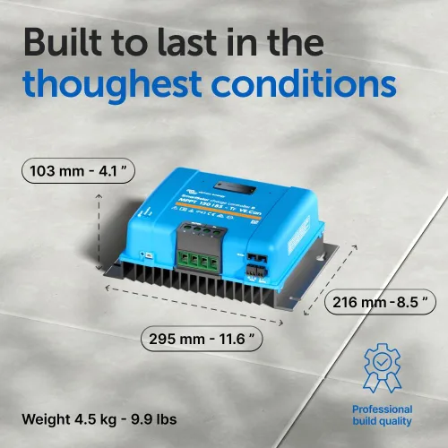 Miniatura 3 de Victron Energy SmartSolar MPPT Tr VE. Puede 150 V 85 amperios 12/24/36/48 voltios controlador de carga solar (Bluetooth)