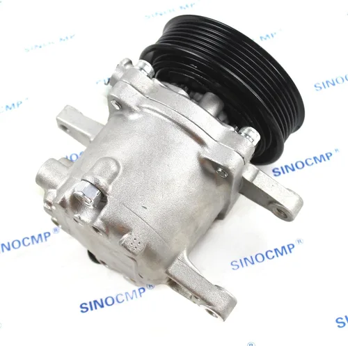 Miniatura 2 de Compresor de A/C 3P999-00620 SVO7E 6PK 12V, compresor de CA para tractor Kubota M135GX M126GXDTC M7, reemplazo 3P99900620 para M4N M6 M7 Series