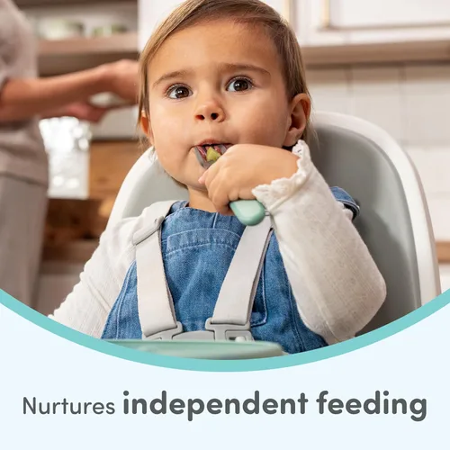 Miniatura 2 de NUK Kiddy - Tenedores de cubiertos de acero inoxidable duradero, sin BPA ni látex, para más de 18 meses, paquete de 3