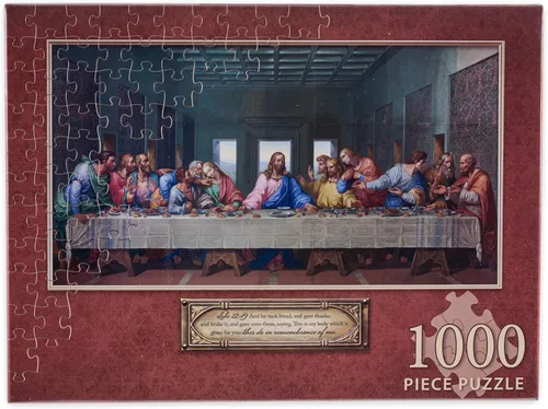 Miniatura 8 de Christian Art Gifts Rompecabezas inspirador de 1000 piezas de escritura para hombres, mujeres y niños: Faith Can Move Mountains Juego de actividades